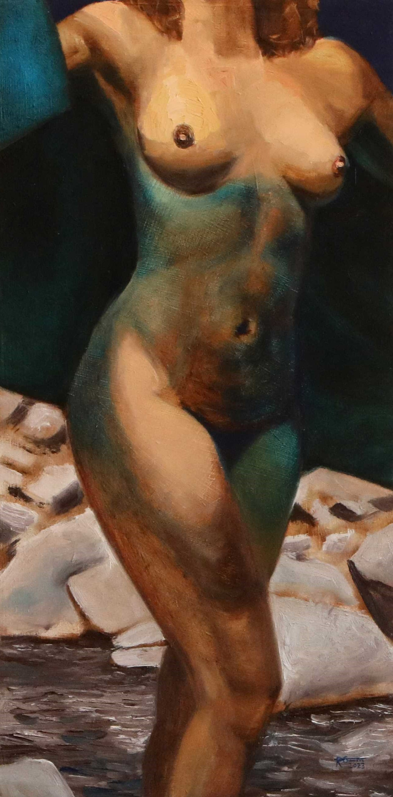 Rachel Climo Rachel Climo Fabriek de toekomst minerva art forcefully unveiled oil painting