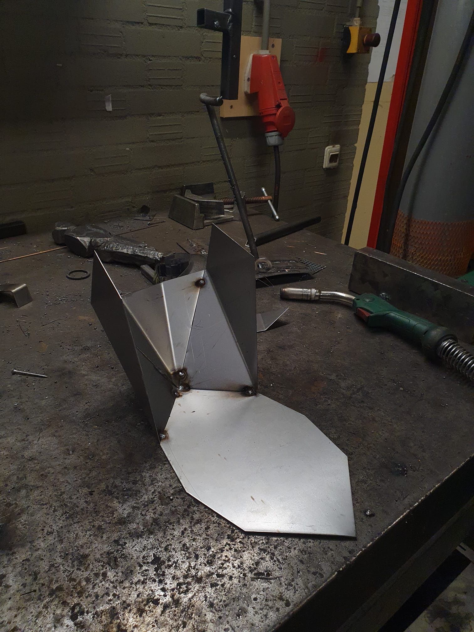 Metal art Rachel Climo deer