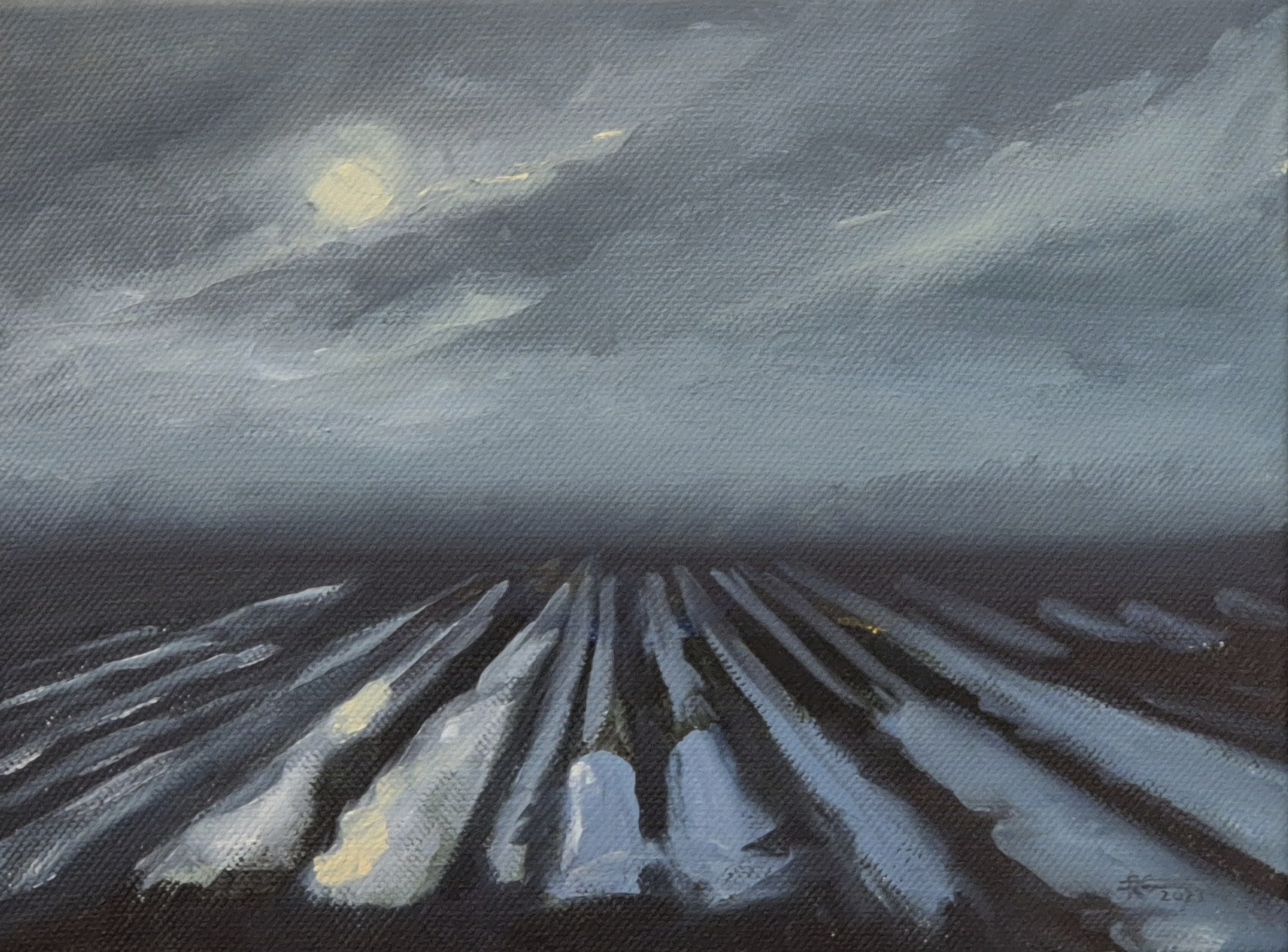 The Unlands, oil on canvas Rachel Climo drenthe