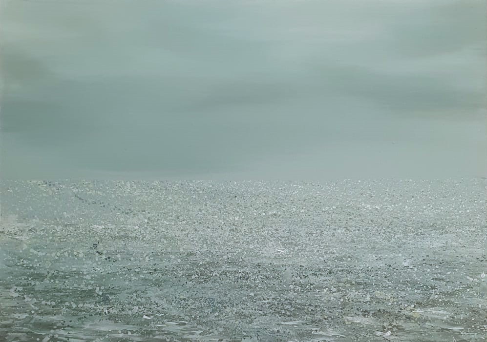 Mist olie op paneel Rachel Climo Lauwersoog buitensalon pictura dordrecht